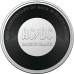 AUSTRALIA 2020/2021 . TWENTY 20 CENT . AC/DC BACK IN BLACK . COLOURED COIN